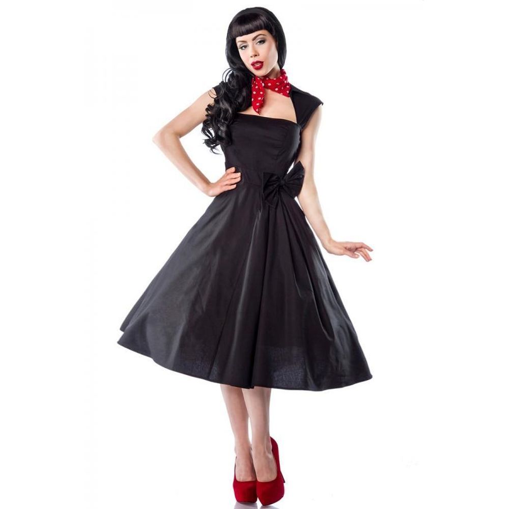 Black sales rockabilly dress
